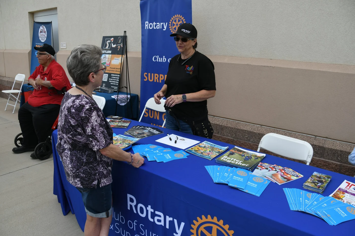 Rotary volunteers at a past Taste of Surprise event